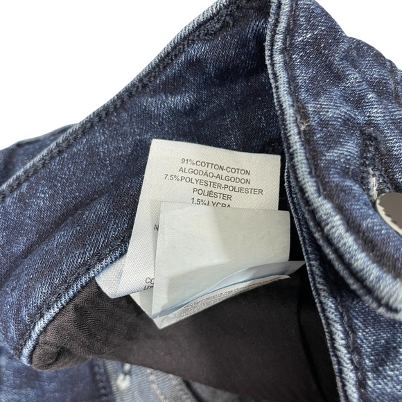 DL1961 Mara 32 Instasculp Straight Jeans Blue Cotton Blend (button wear) - Picture 5 of 9